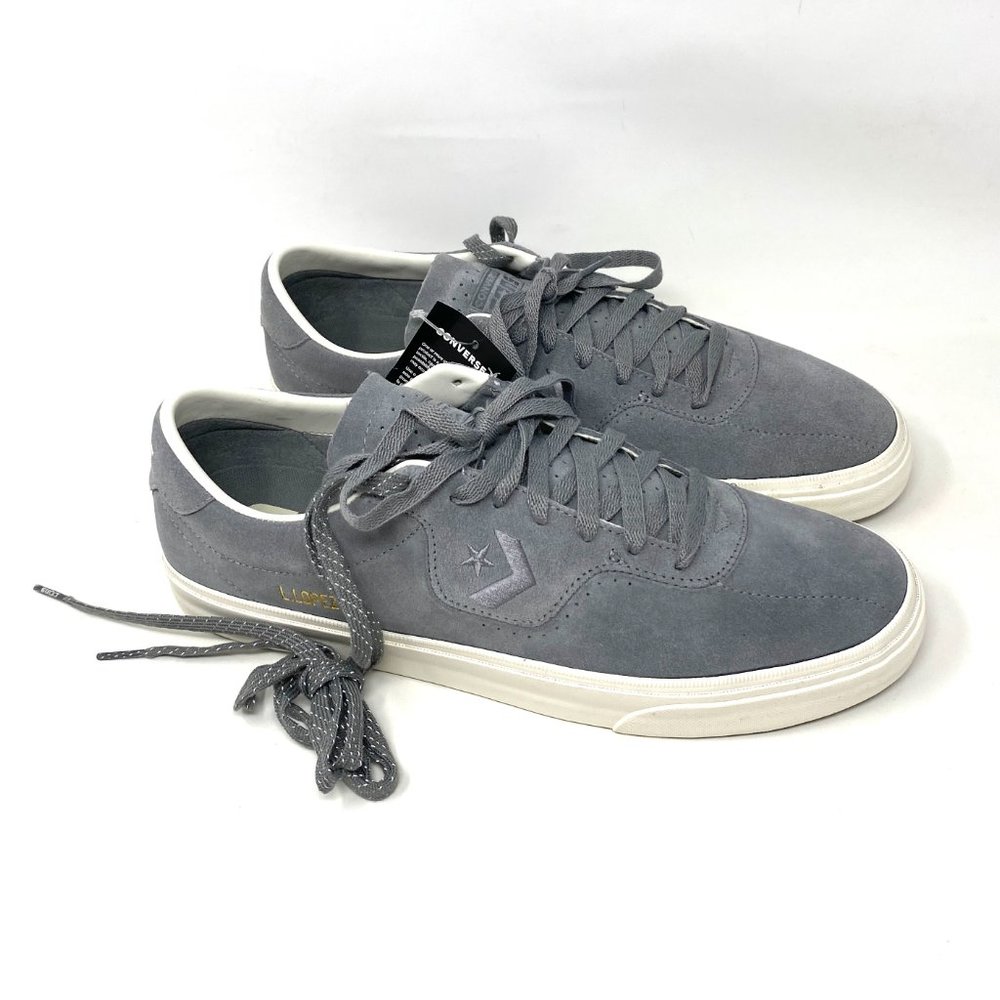 💖MEGA SALE💖Converse Louie Lopez Pro OX Gray Low Top Shoes Women Suede 169493C - Picture 5 of 11